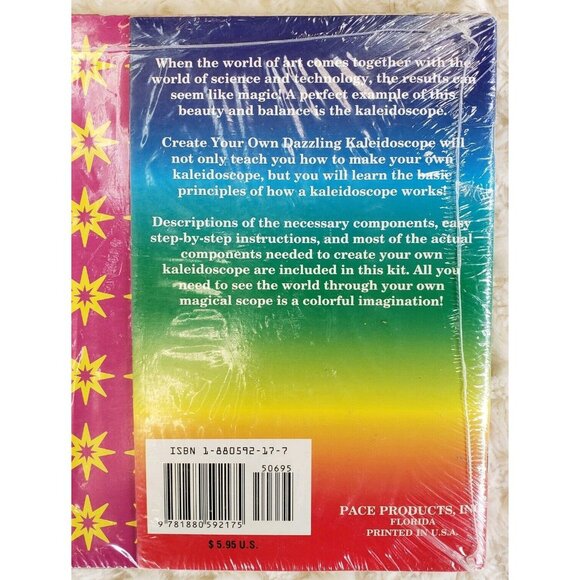 Kaleidoscope Making Kit DIY Prismatic Craft Book Set Science Pace Products Vtg - Picture 11 of 12